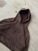 OBSIDIAN WASHED BROWN HOODIE