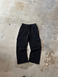 OBSIDIAN WASHED BLACK JOGGERS