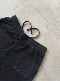 OBSIDIAN WASHED BLACK JOGGERS