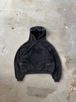 OBSIDIAN WASHED BLACK HOODIE