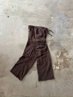 OBSIDIAN WASHED BROWN JOGGERS