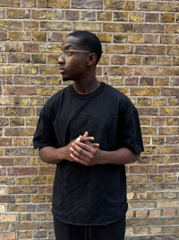 OBSIDIAN WASHED BLACK TEE