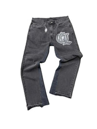 1 of 1 WASHED BLACK DENIM JEANS