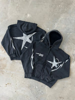'STARS & FLAMES' ZIP HOODIE