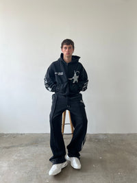 'STARS & FLAMES' ZIP HOODIE