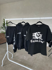 'STARS & FLAMES' ZIP HOODIE