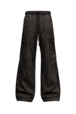 OBSIDIAN WASHED BLACK JOGGERS