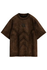 OBSIDIAN WASHED BROWN TEE